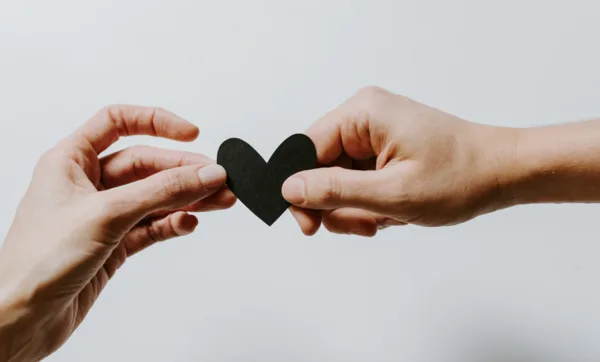Hands forming a heart